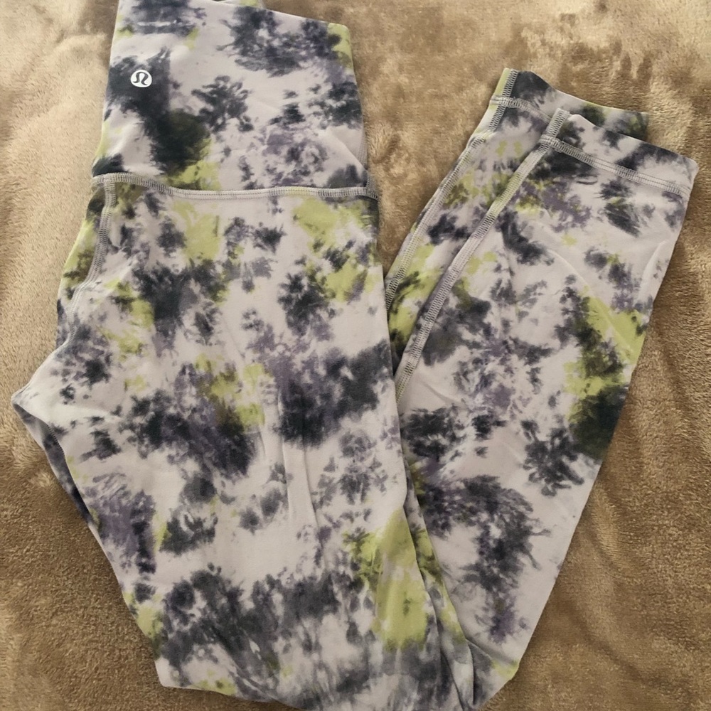 Tie die lululemon align leggings